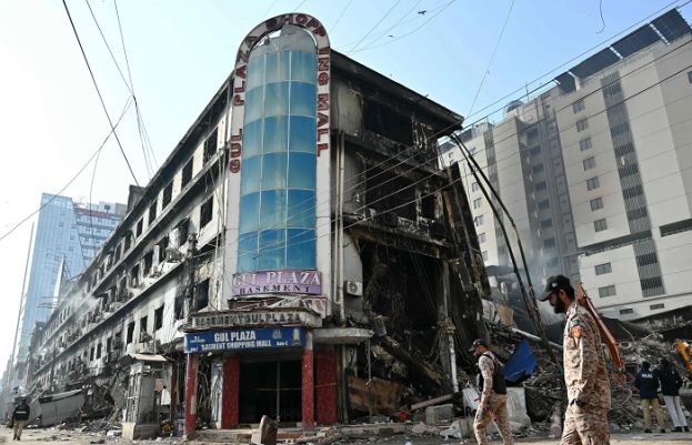 Gul Plaza fire: Death toll reaches 67 after more remains recovered