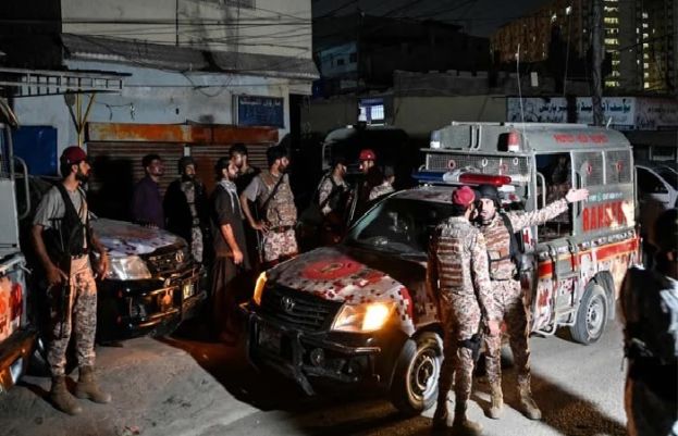 Three Rangers personnel martyred, as many terrorists killed in attack on Karachi camp: ISPR