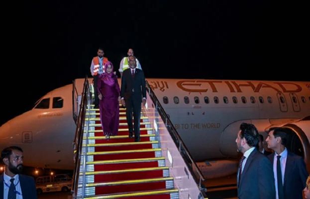 Maldives President Mohamed Muizzu arrives in Pakistan on state visit